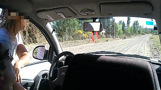 Unknown Teen Masturbates Me in My Car on the Street