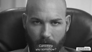 Sexy Secretary Izzy Mendosa Consoles Depressed Employee