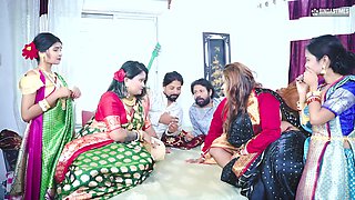 Desi Tharki Indian Jamindar Brothers Share Their Four Wives at the Same Time for Real Gangbang ( Hindi Audio )