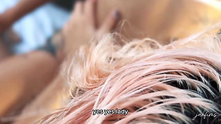 Real Orgasm!! Delicious Scissors with My Roommate