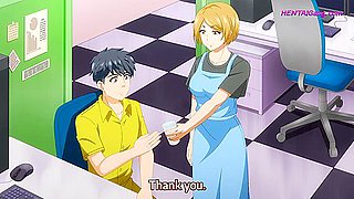 Nerdy anime wife gets pinned down and stuffed deep by her horny husband