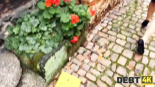 Following milky bunny