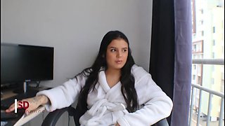 My stepsister shows the whole university that she is not a lesbian - Melanie Caceres - Milan El Garfield - porn in spanish
