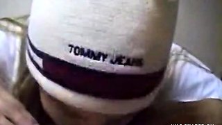 Big-Titted Blonde Amateur Loves Cum in Her Throat