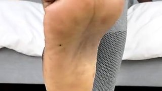 Amateur striptease and Solo masturbation