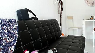 Blonde teen Sierras first erotic masturbation video