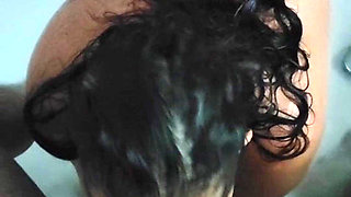 Chubby Hottie Giving Blowjob in Bathtub on All Fours