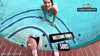 Bronwin, Chloe Foxe, Princess Lover and Simone Steele in Public Lesbian Creampie Frenzy with B