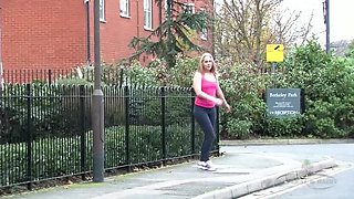 Aston Wilde Interview: Hairy Blonde Masturbates with Vibrator & Fingers - Solo Sex Toy Fun