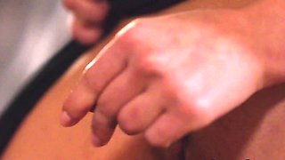 Cute smaltitted babe doggyfucked