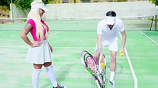 TeamSkeet - Brandi Bae Rogue Tennis Ball Produces An Anal Racket TeensLoveA