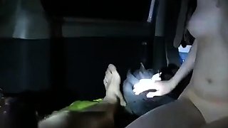 Dirty-Talking Russian Blonde Girl Swallows Cum