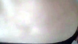 Asian Girl Fingering on Bed