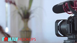 Aidra Fox, the step-sibling, records herself in hardcore family hook-ups