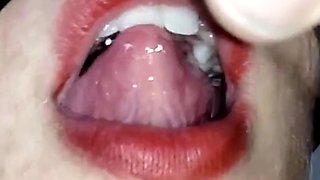 My Wife Loves Two Cock and Massive Cum in Mouth