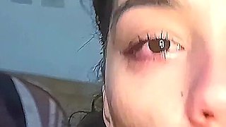 Hot College Girl Deepthroating a Dildo and Keeps Asking for Cum on Her Face
