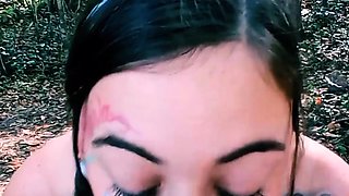 Amateur teen Blowjob with hardcore drilling