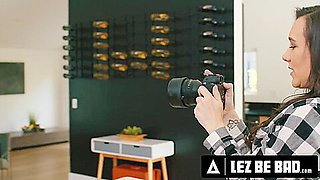 LEZ BE BAD - Photographer Sinn Sage Spanks and Destroys Graduating Victoria Voxxx`s Ass With Strap-On