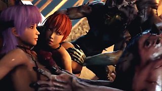 Kasumi Hell Slave Episode 2: Anal Teen Fuck with Ayane - 3D Hentai Cartoon Animation SFM