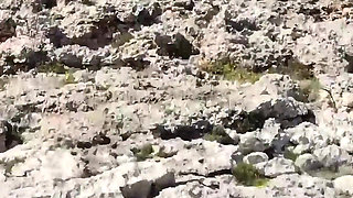 Spontaneous Fuck on the Side of the Road Hungry MILF Gives It Her All