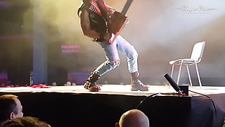 MugurPorn having fun at erotic festival