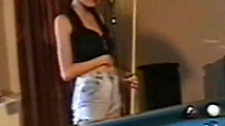 Sensual While Playing Pool