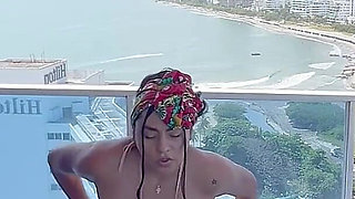 Sex in the Alutas with a View of the Sea with a Very Pregnant Woman