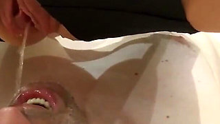 His Tongue Is My Toilet Paper, His Throat Is My Toilet Pipe - Piss Drinking Compilation