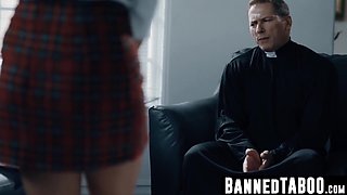 Gia Derza's sanctified church altar gang-bang