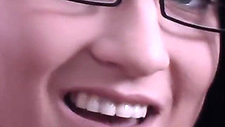 Hot and horny dark haired slut masturbates