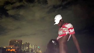 BigDaddyKJ: Latina Slut Gets Nailed by Huge Black Cock on Miami Beach