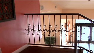 Busty Babe Amy Reid Swallows a Huge Load