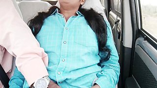 Step Dad and Step Daughter Car Sex Telugu Dirty Talks