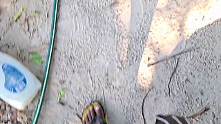 Dirty Naughty Maid Taking a Bath the Fuck Was Totally Crazy and Hot