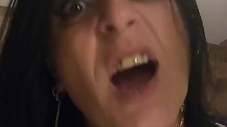 Ripped Shiny Nylon Jumpsuit in the Bathroom. Cum Cleanup, Dirty Dancing and Pee Play