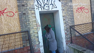 Busty chick Heidi Van Horny getting a lovely creampie with MugurPorn outdoor