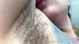 The Giantess Entangles You in Her Hairy Armpits and Crushes You with Her Smelly Feet After the Gym