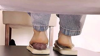 Goddess Elisa You Cant Stand Inside My Flip Flops