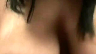 Amazing brunette with lovely natural tits gets banged passionately