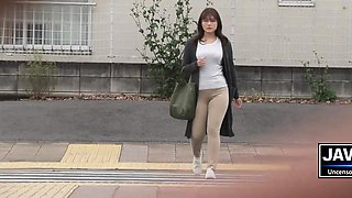 Japanese Slut Gets Creampied Deep (Decensored) hardcore