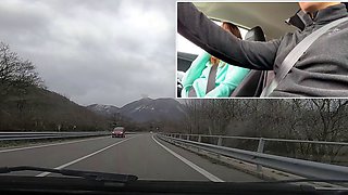 Olivia Ryder Blonde Blowjob Brunette Car Handjob