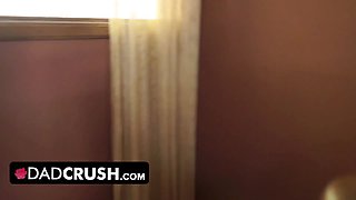 Dadcrush - crazy raven-haired babe skipped class and gets her Wet Pussy fingerfucked