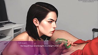 Mila Ai - Liz Got Horny When She Saw the Handsome Security Guard - Addont - by Porn Game 4u