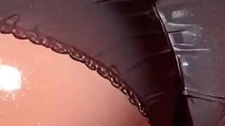 Perfect Pussy Cameltoe Black Lace Panties Teasing JOI