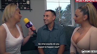German whore with huge tits sucks in 69 and fucks after Interview