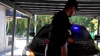 Amateur housewife blowjob and handjob with cumshot