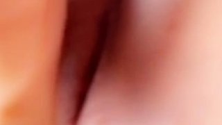 Close up of Asian masturbation