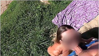 Nature, Sun And Thick Cum On Her Ass