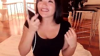 Amateur striptease and Solo masturbation