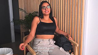 Innocent 18yo Latina Sucks Big Cock